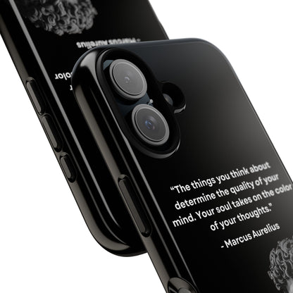“Color of Thought” – Marcus Aurelius Quote Tough Phone Case