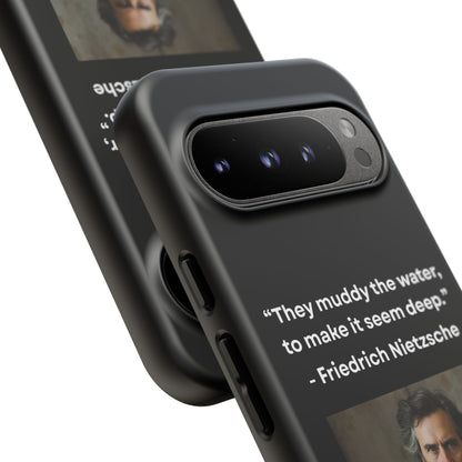 “False Depth” – Friedrich Nietzsche Quote Tough Phone Case