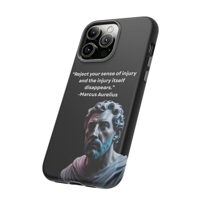 “Strength Within” – Marcus Aurelius Quote Tough Phone Case