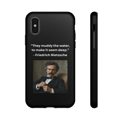 “False Depth” – Friedrich Nietzsche Quote Tough Phone Case