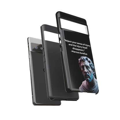 “Strength Within” – Marcus Aurelius Quote Tough Phone Case