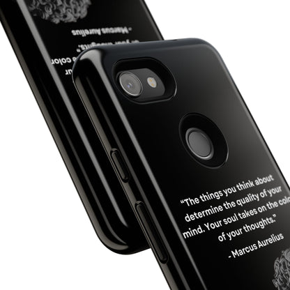 “Color of Thought” – Marcus Aurelius Quote Tough Phone Case