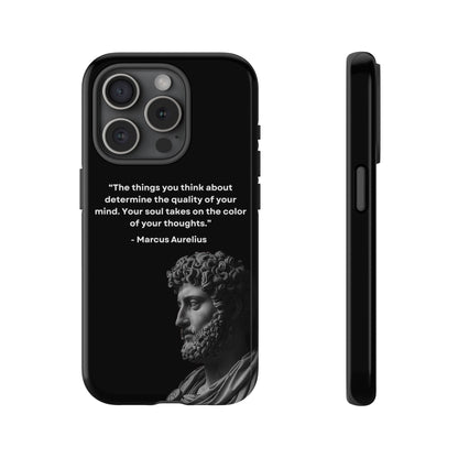 “Color of Thought” – Marcus Aurelius Quote Tough Phone Case