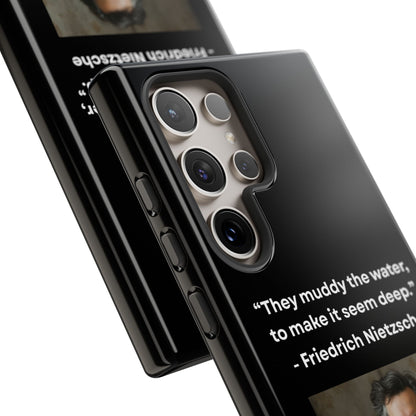 “False Depth” – Friedrich Nietzsche Quote Tough Phone Case