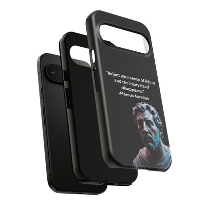 “Strength Within” – Marcus Aurelius Quote Tough Phone Case