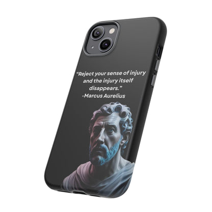 “Strength Within” – Marcus Aurelius Quote Tough Phone Case