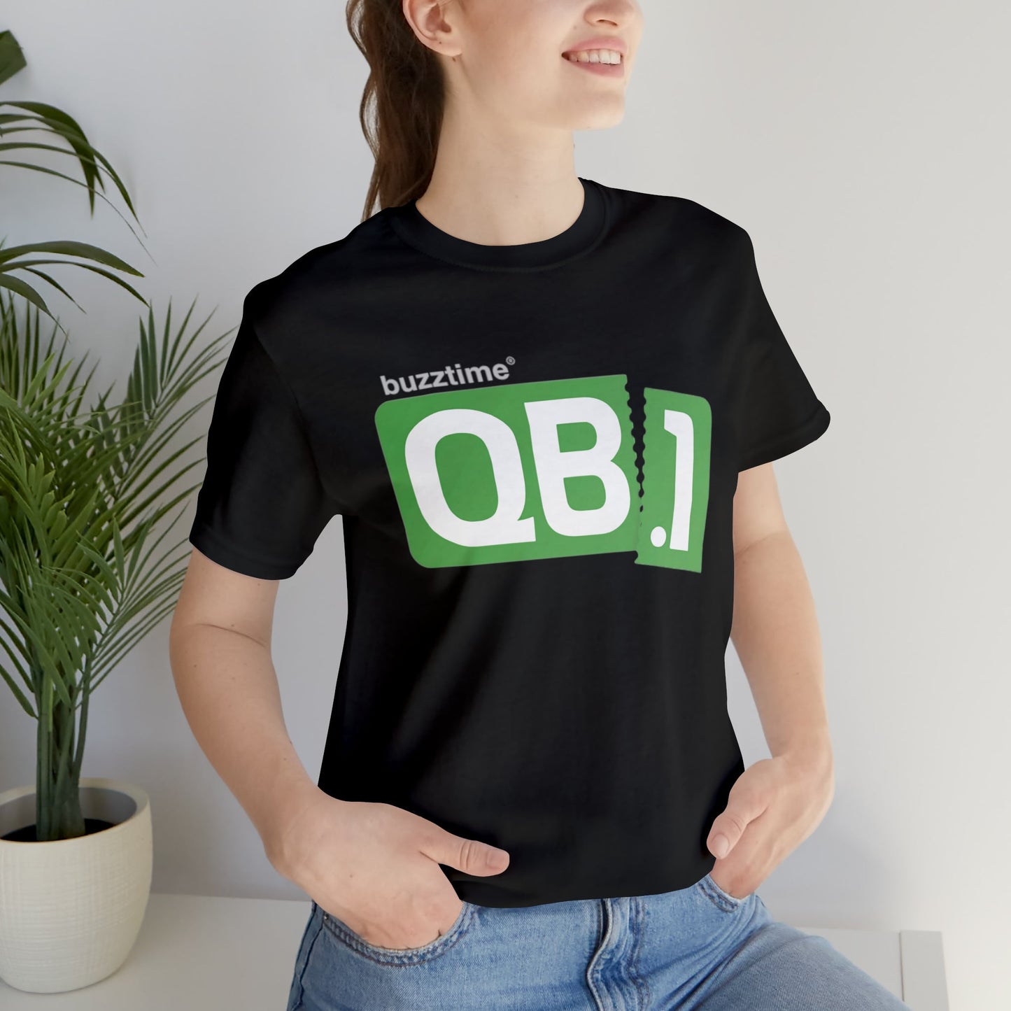 Buzztime QB1 Black T-Shirt