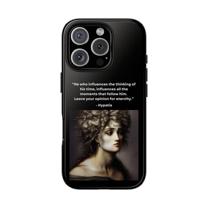 “Leave Your Mark” – Hypatia Quote Tough Phone Case
