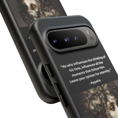“Leave Your Mark” – Hypatia Quote Tough Phone Case