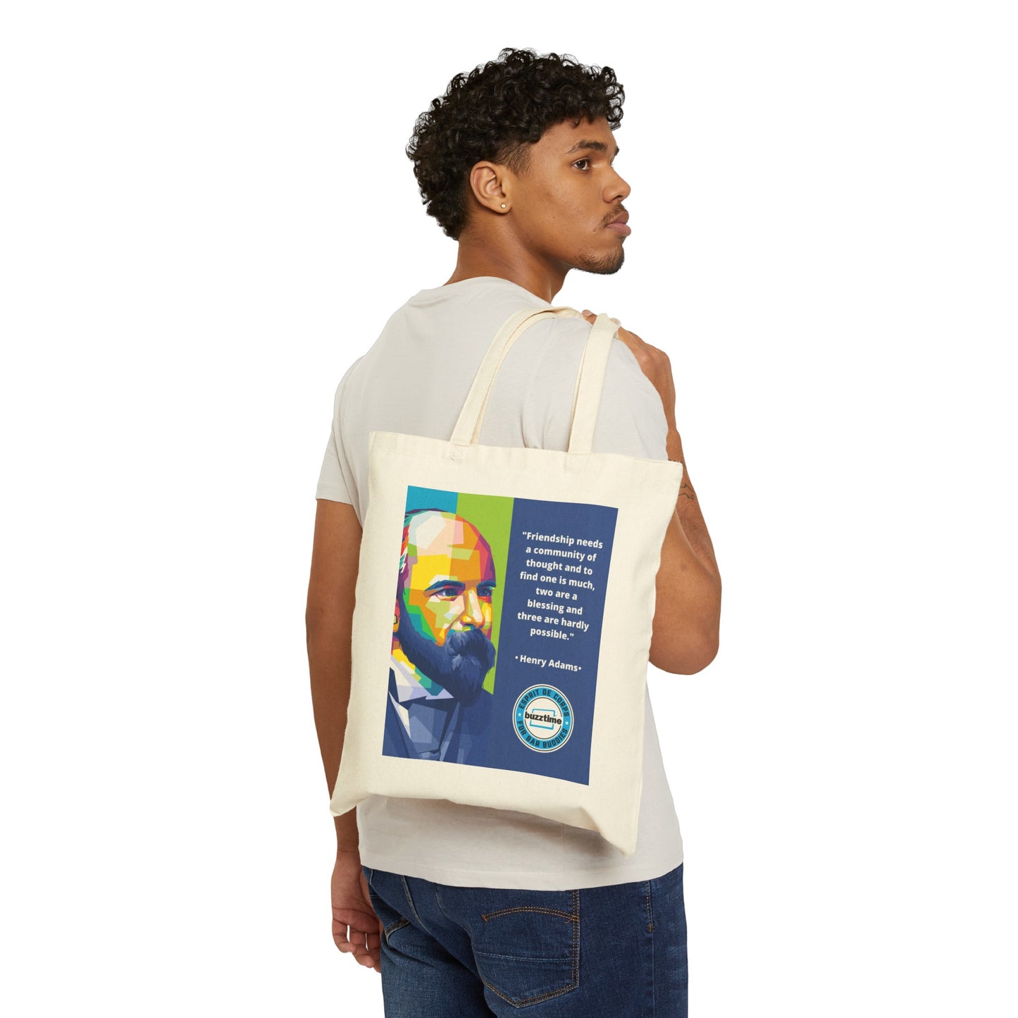 Henry Adams Quote Tote Bag