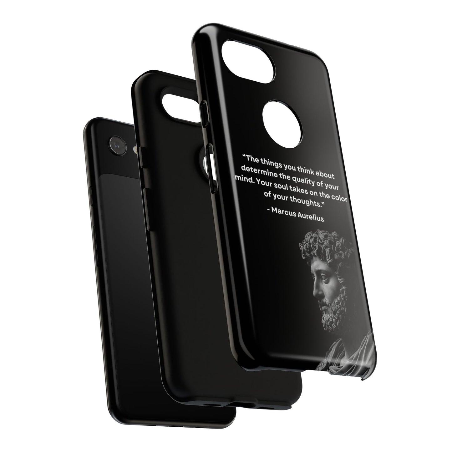 “Color of Thought” – Marcus Aurelius Quote Tough Phone Case