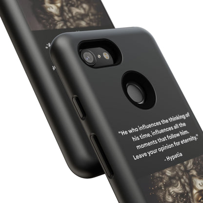 “Leave Your Mark” – Hypatia Quote Tough Phone Case