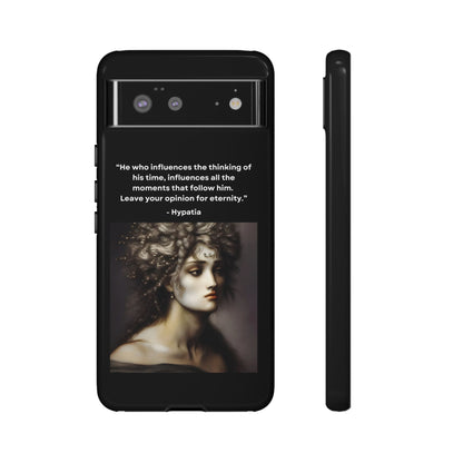 “Leave Your Mark” – Hypatia Quote Tough Phone Case