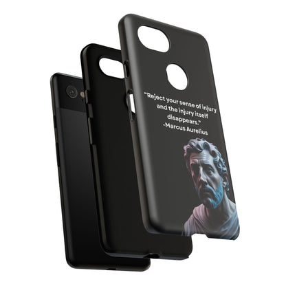 “Strength Within” – Marcus Aurelius Quote Tough Phone Case
