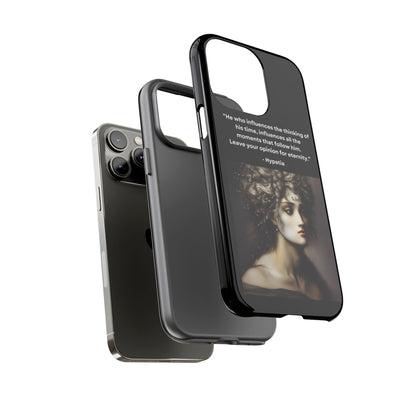 “Leave Your Mark” – Hypatia Quote Tough Phone Case