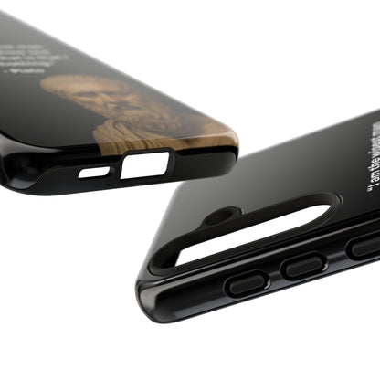 "Know Nothing, Own Wisdom" – Plato Tough Phone Case