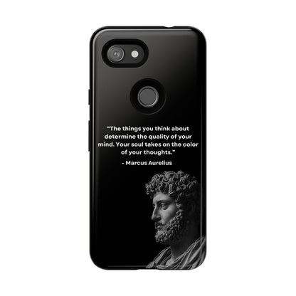 “Color of Thought” – Marcus Aurelius Quote Tough Phone Case