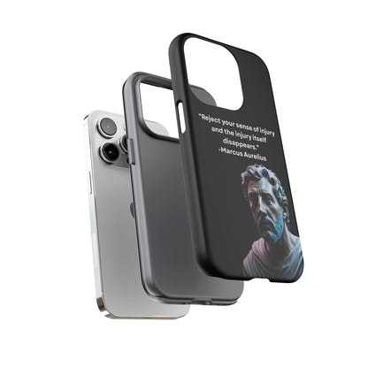 “Strength Within” – Marcus Aurelius Quote Tough Phone Case
