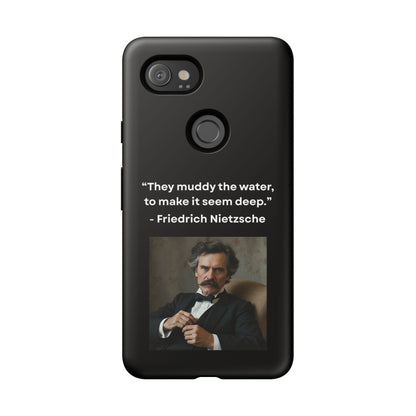 “False Depth” – Friedrich Nietzsche Quote Tough Phone Case