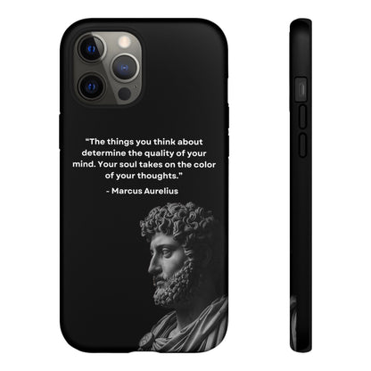 “Color of Thought” – Marcus Aurelius Quote Tough Phone Case