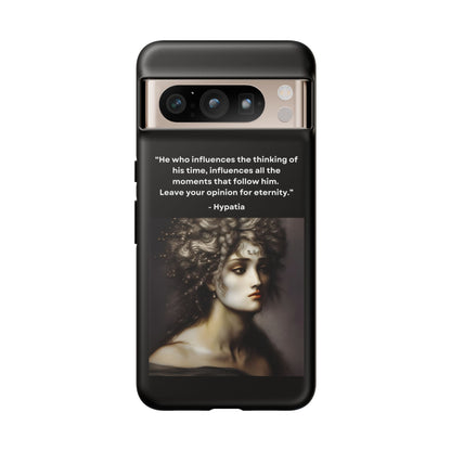 “Leave Your Mark” – Hypatia Quote Tough Phone Case