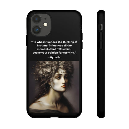 “Leave Your Mark” – Hypatia Quote Tough Phone Case