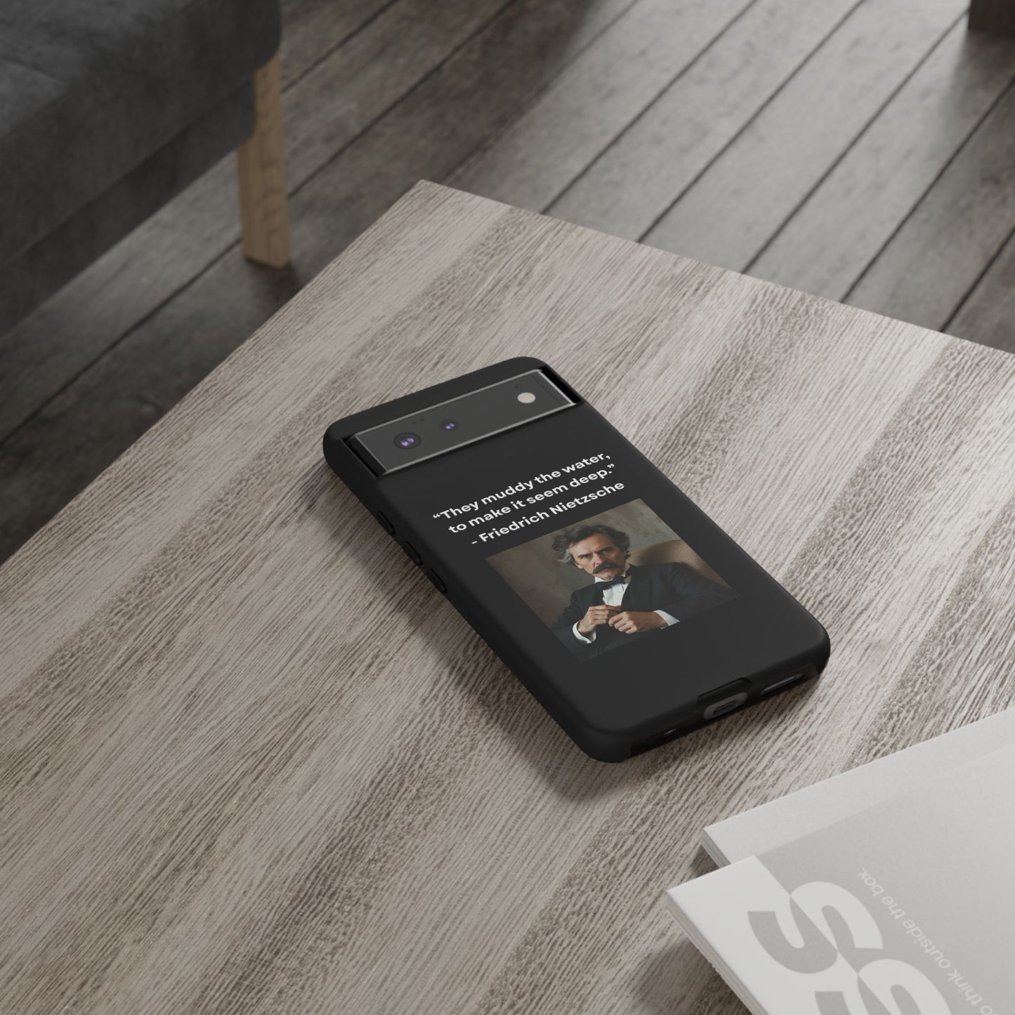 “False Depth” – Friedrich Nietzsche Quote Tough Phone Case