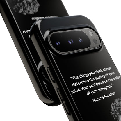 “Color of Thought” – Marcus Aurelius Quote Tough Phone Case