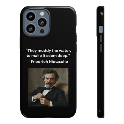 “False Depth” – Friedrich Nietzsche Quote Tough Phone Case
