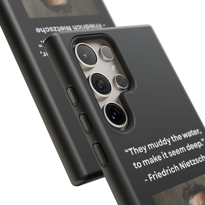 “False Depth” – Friedrich Nietzsche Quote Tough Phone Case