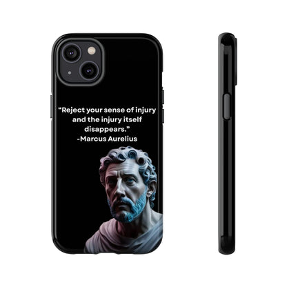 “Strength Within” – Marcus Aurelius Quote Tough Phone Case