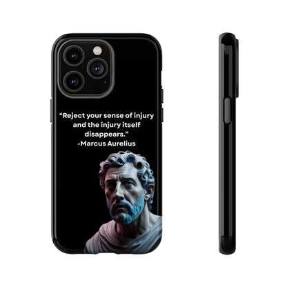 “Strength Within” – Marcus Aurelius Quote Tough Phone Case