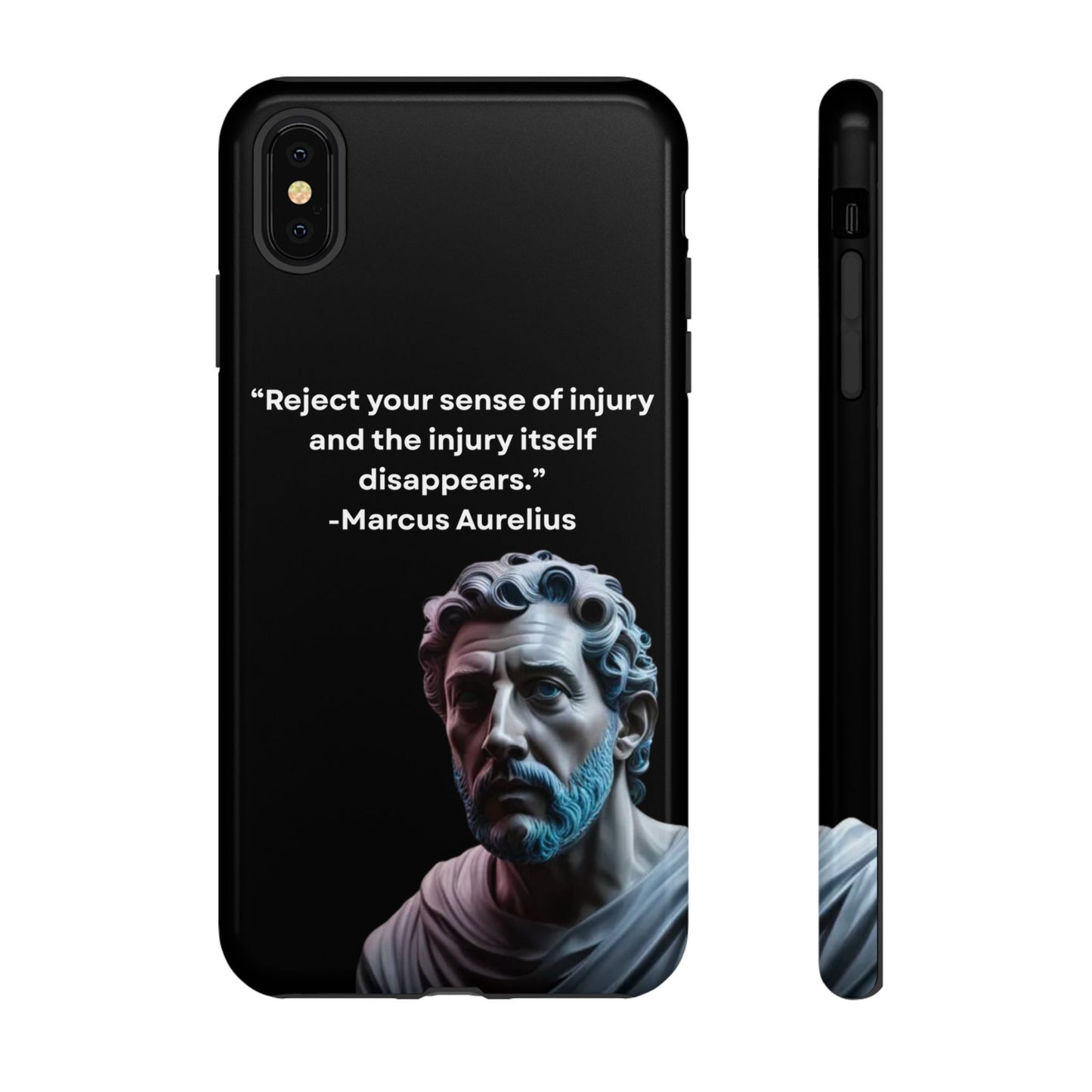“Strength Within” – Marcus Aurelius Quote Tough Phone Case