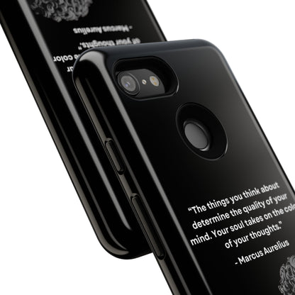 “Color of Thought” – Marcus Aurelius Quote Tough Phone Case