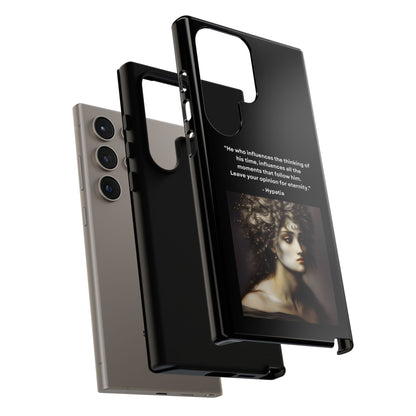 “Leave Your Mark” – Hypatia Quote Tough Phone Case