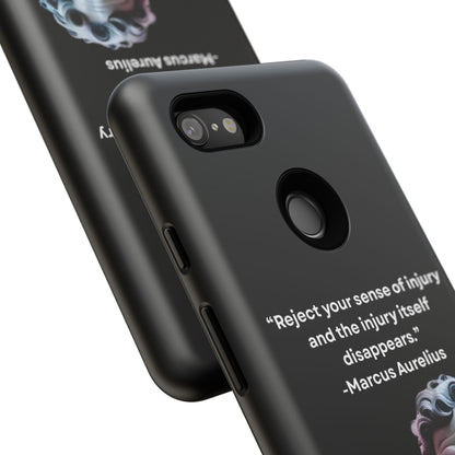 “Strength Within” – Marcus Aurelius Quote Tough Phone Case