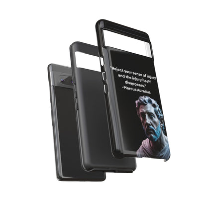 “Strength Within” – Marcus Aurelius Quote Tough Phone Case