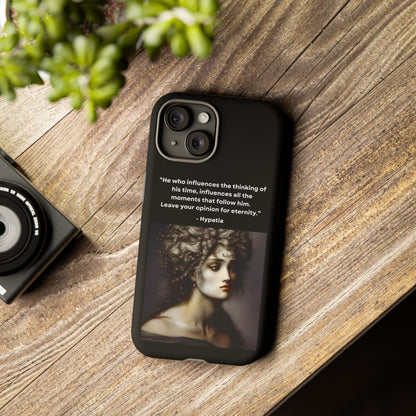 “Leave Your Mark” – Hypatia Quote Tough Phone Case