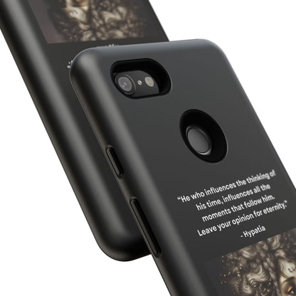 “Leave Your Mark” – Hypatia Quote Tough Phone Case