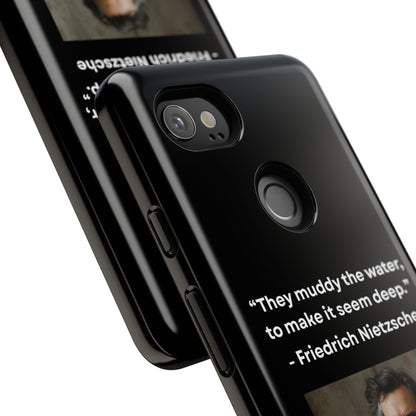 “False Depth” – Friedrich Nietzsche Quote Tough Phone Case