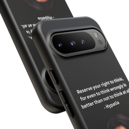 “Think Boldly” – Hypatia Quote Tough Phone Case