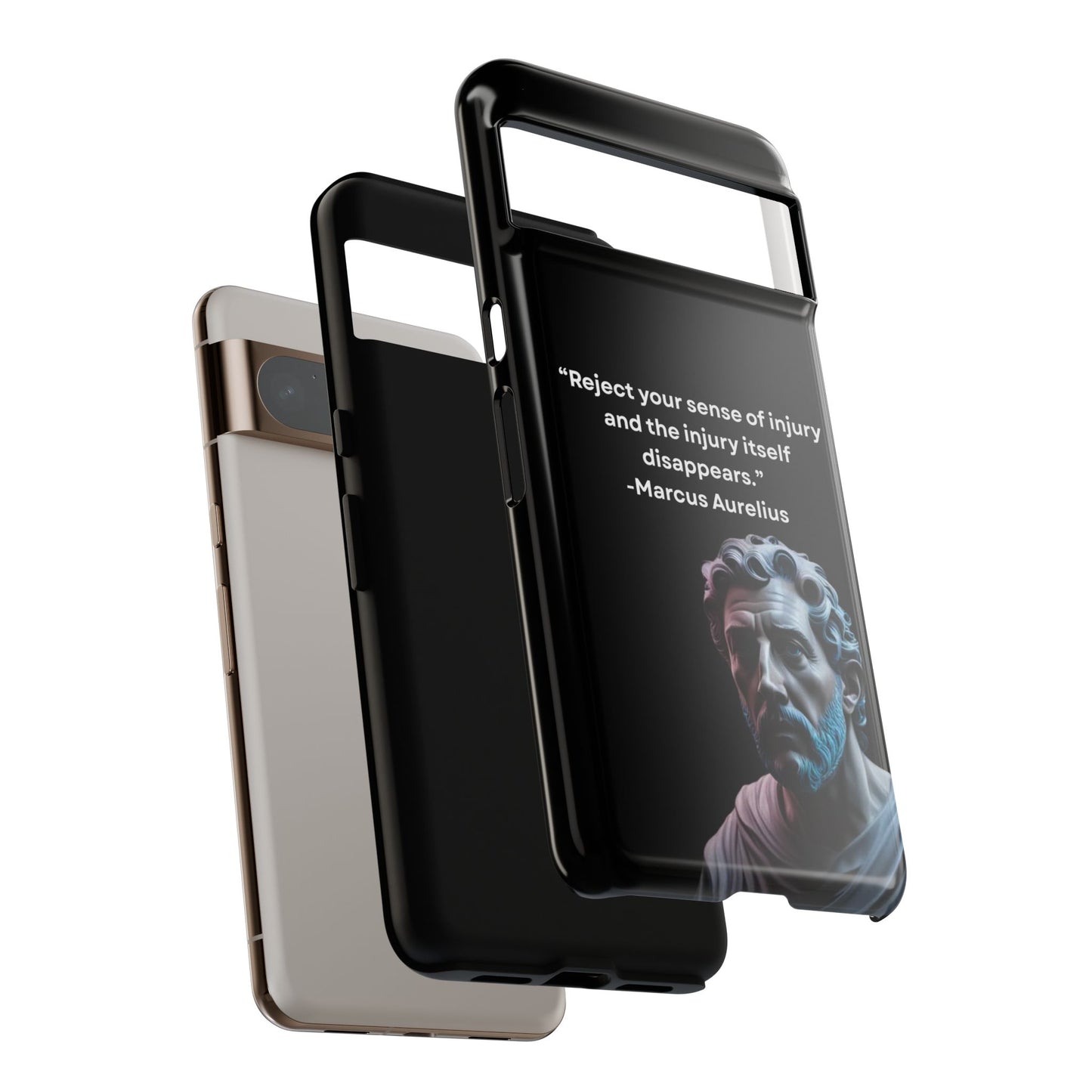 “Strength Within” – Marcus Aurelius Quote Tough Phone Case