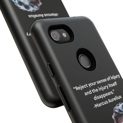 “Strength Within” – Marcus Aurelius Quote Tough Phone Case