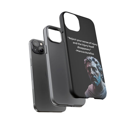 “Strength Within” – Marcus Aurelius Quote Tough Phone Case