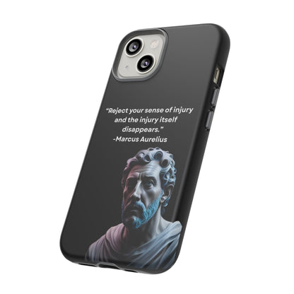 “Strength Within” – Marcus Aurelius Quote Tough Phone Case