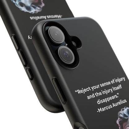 “Strength Within” – Marcus Aurelius Quote Tough Phone Case