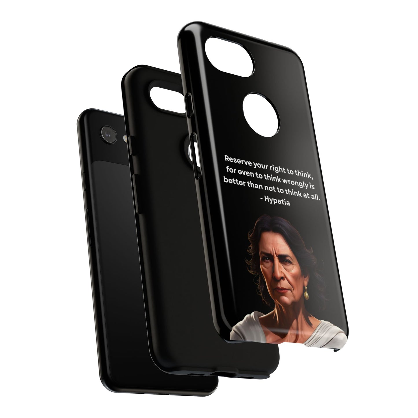 “Think Boldly” – Hypatia Quote Tough Phone Case