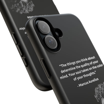 “Color of Thought” – Marcus Aurelius Quote Tough Phone Case