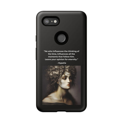 “Leave Your Mark” – Hypatia Quote Tough Phone Case