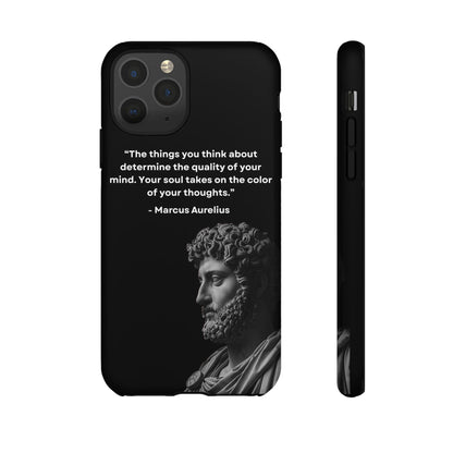 “Color of Thought” – Marcus Aurelius Quote Tough Phone Case